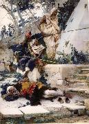 Baron Antoine-Jean Gros Arab Guards on the Watch Spain oil painting artist